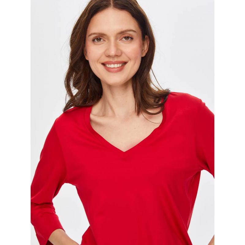 Faik Sönmez V Yaka Truvakar Kol Kadın T-shirt 69025 (U69025) Faik Sönmez V Yaka Truvakar Kol Kadın T-shirt 69025 (U69025)