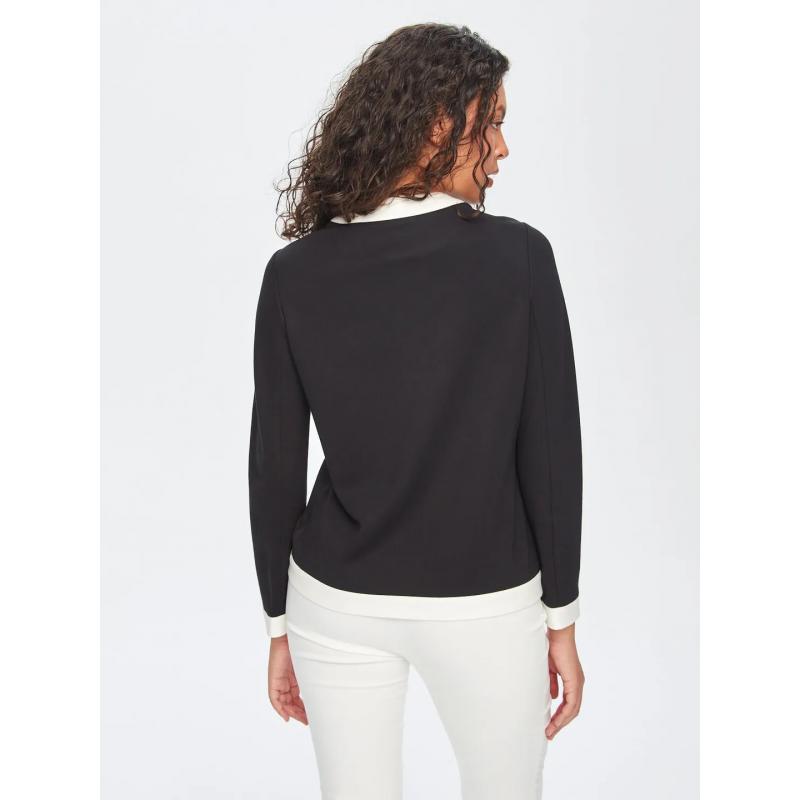 Faik Sönmez Renk Bloklu Örme Kadın Ceket 69183 (U69183) Faik Sönmez Renk Bloklu Örme Kadın Ceket 69183 (U69183)