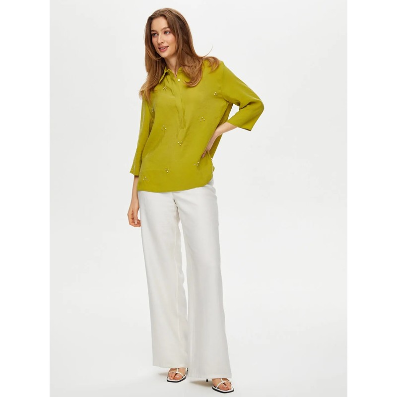 Faik Sönmez Yarım Patlı Taş Detaylı 3/4 Kol Modallı Kadın Bluz US25BLZ013 (US25BLZ013) Faik Sönmez Yarım Patlı Taş Detaylı 3/4 Kol Modallı Kadın Bluz US25BLZ013 (US25BLZ013)