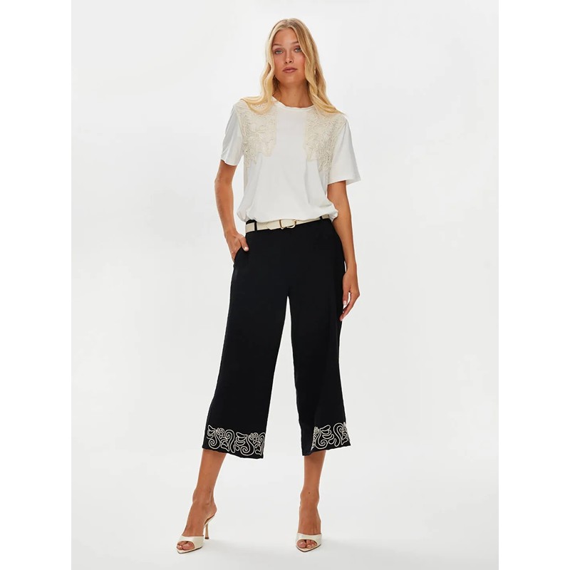 Faik Sönmez Paçası Kordone Nakış Detaylı Wideleg Fit Pantolon S25CPR008 (US25CPR008) Faik Sönmez Paçası Kordone Nakış Detaylı Wideleg Fit Pantolon S25CPR008 (US25CPR008)