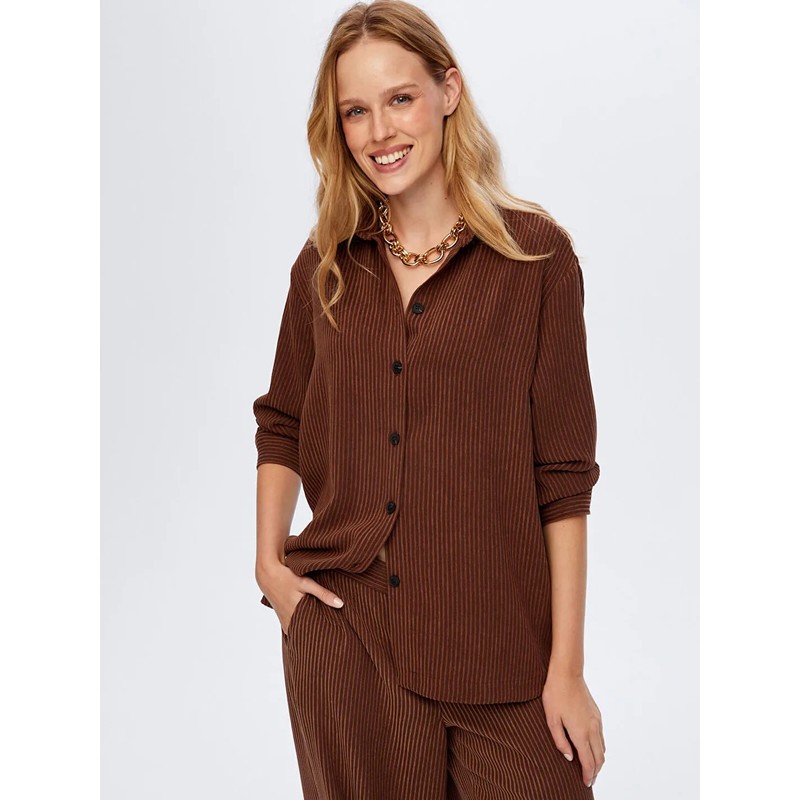 Faik Sönmez Kendinden Dokulu Şönil Kadın Tunik W26TNK013 (UW26TNK013) Faik Sönmez Kendinden Dokulu Şönil Kadın Tunik W26TNK013 (UW26TNK013)