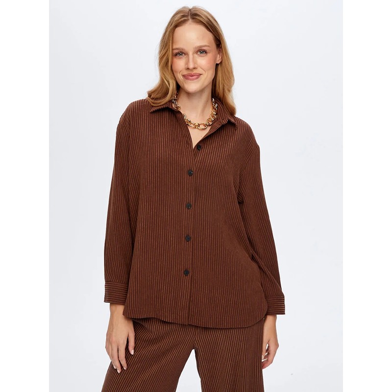 Faik Sönmez Kendinden Dokulu Şönil Kadın Tunik W26TNK013 (UW26TNK013) Faik Sönmez Kendinden Dokulu Şönil Kadın Tunik W26TNK013 (UW26TNK013)