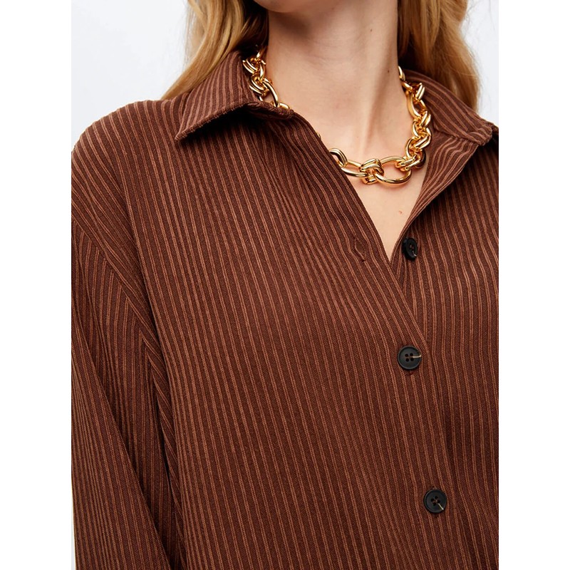 Faik Sönmez Kendinden Dokulu Şönil Kadın Tunik W26TNK013 (UW26TNK013) Faik Sönmez Kendinden Dokulu Şönil Kadın Tunik W26TNK013 (UW26TNK013)