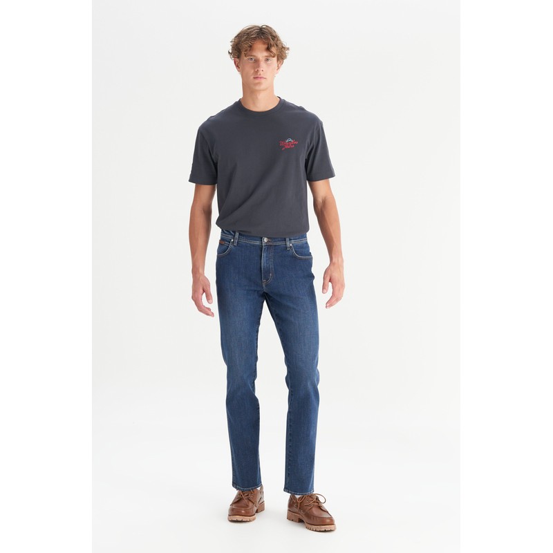 Wrangler Texas Slim Fit Pamuklu Esnek Erkek Jean Pantolon W12S00032317 (W12S00032317) Mavi