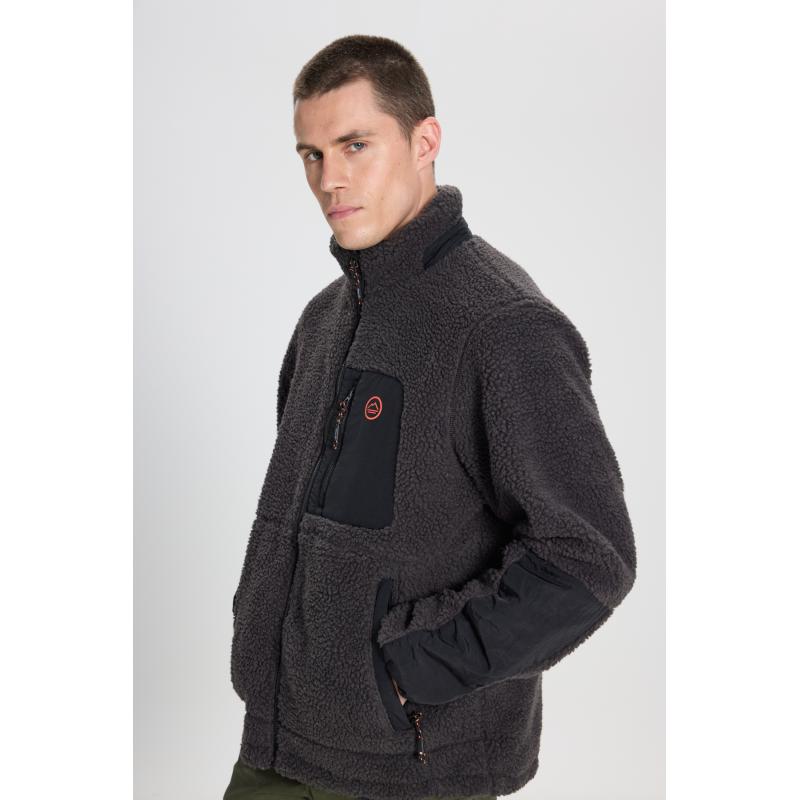 Wrangler Fermuarlı Sherpa Erkek Ceket W232218003 (W232218003) Wrangler Fermuarlı Sherpa Erkek Ceket W232218003 (W232218003)