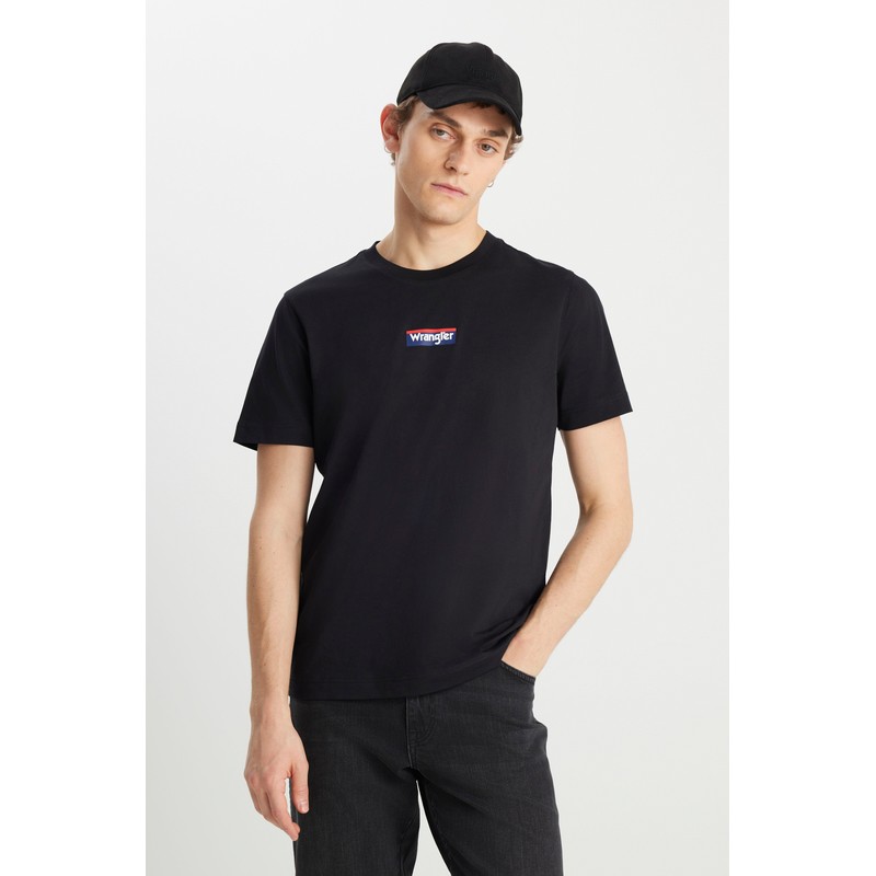 Wrangler Regular Fit Small Logo Erkek T-Shirt W2510527001 (W2510527001) Wrangler Regular Fit Small Logo Erkek T-Shirt W2510527001 (W2510527001)