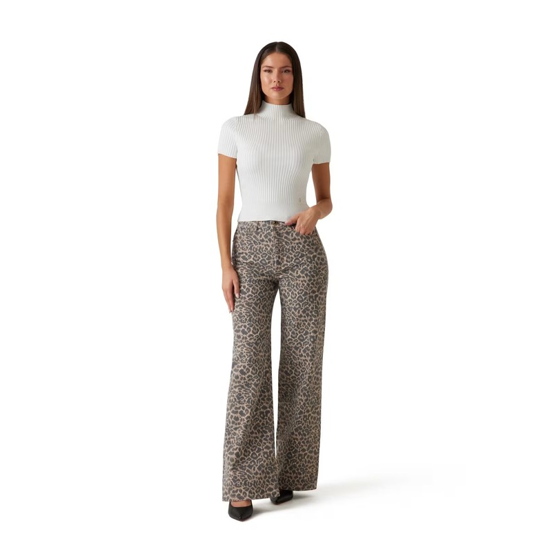 Guess Wide Leg Kadın Denim Pantolon W5YA1AWHFP2 (W5YA1AWHFP2) Çok Renkli