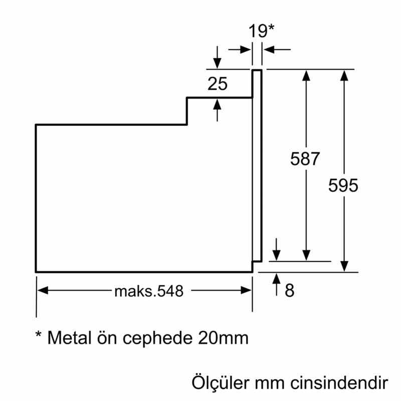 Siemens HB557JYW0T 66 Lt. Beyaz Ankastre Fırın Siemens HB557JYW0T 66 Lt. Beyaz Ankastre Fırın