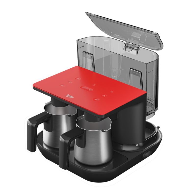 Beko TKM 8961 K Otomatik Kırmızı Türk Kahve Makinesi Beko TKM 8961 K Otomatik Kırmızı Türk Kahve Makinesi