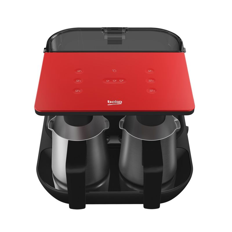 Beko TKM 8961 K Otomatik Kırmızı Türk Kahve Makinesi Beko TKM 8961 K Otomatik Kırmızı Türk Kahve Makinesi