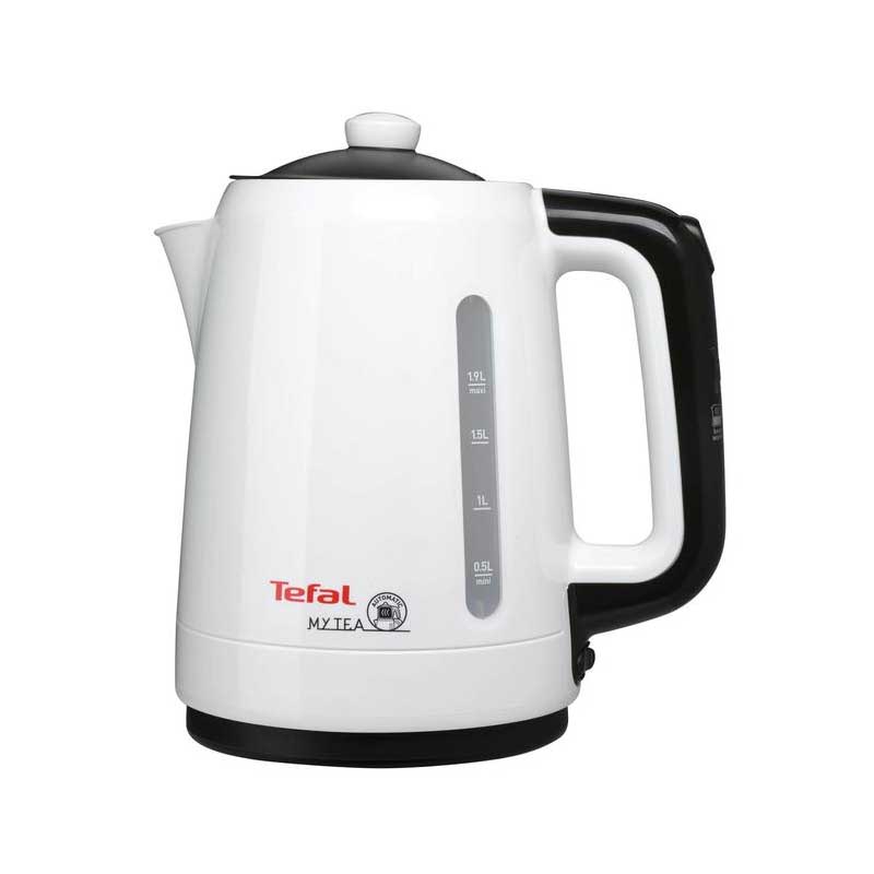 Tefal My Tea Beyaz 1500 W Cam Demlikli Çay Makinesi Tefal My Tea Beyaz 1500 W Cam Demlikli Çay Makinesi