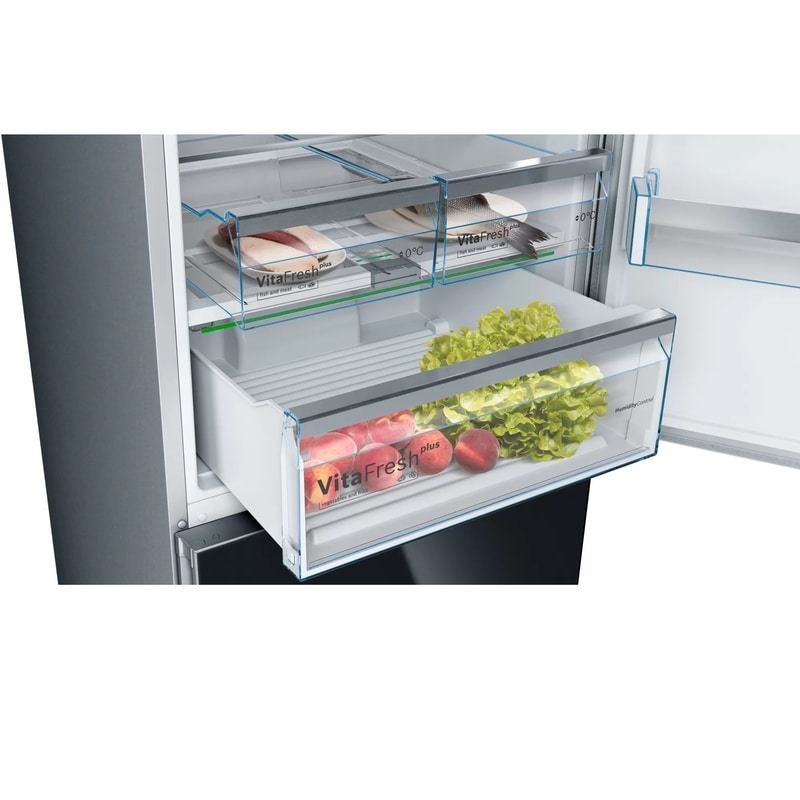 Bosch KGN56LBF0N Kombi No Frost Siyah Buzdolabı Bosch KGN56LBF0N Kombi No Frost Siyah Buzdolabı