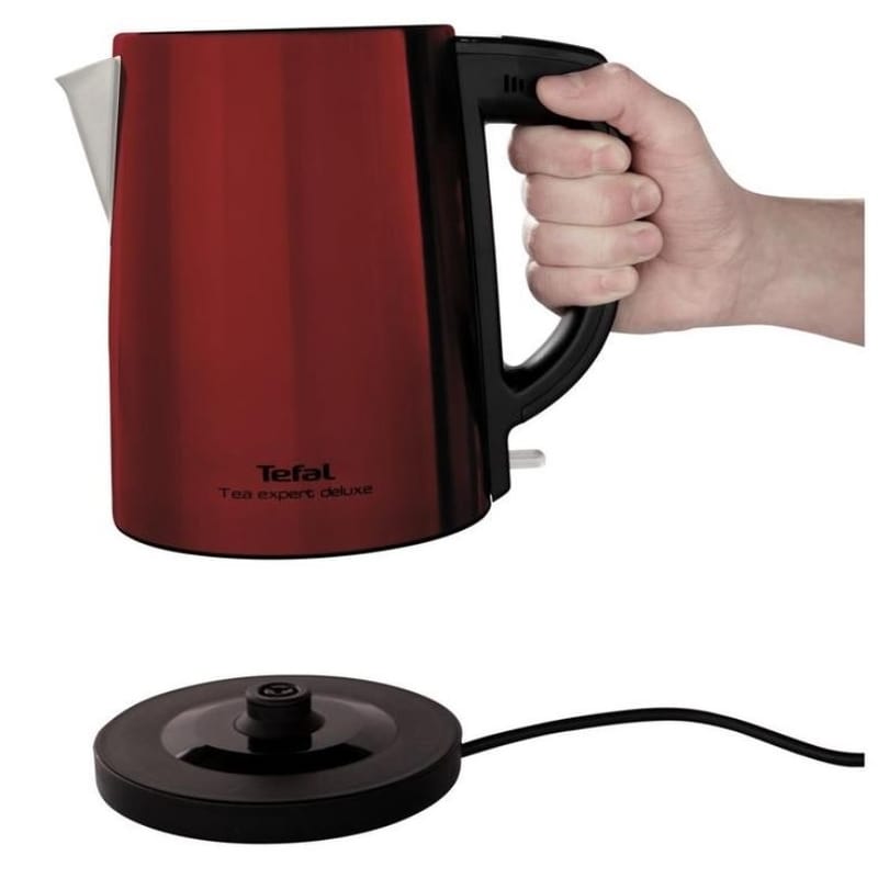Tefal Tea Expert Deluxe Kırmızı 1650 W Çelik Demlikli Çay Makinesi Tefal Tea Expert Deluxe Kırmızı 1650 W Çelik Demlikli Çay Makinesi
