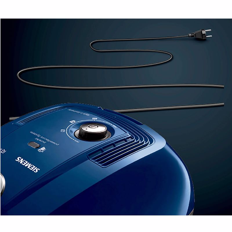 Siemens VSC3A330 Toz Torbalı Mavi Elektrikli Süpürge Siemens VSC3A330 Toz Torbalı Mavi Elektrikli Süpürge