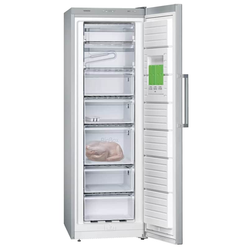 Siemens GS33VVIE0N Inox Dikey Derin Dondurucu Siemens GS33VVIE0N Inox Dikey Derin Dondurucu