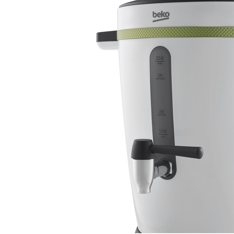 Beko SE 8034 Cam Demlik Beyaz Semaver Beko SE 8034 Cam Demlik Beyaz Semaver