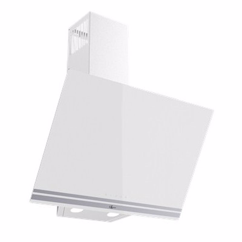 Glgeneral GLD 033B 60 Cm Beyaz Cam Duvar Tipi D Enerji Ankastre Davlumbaz 