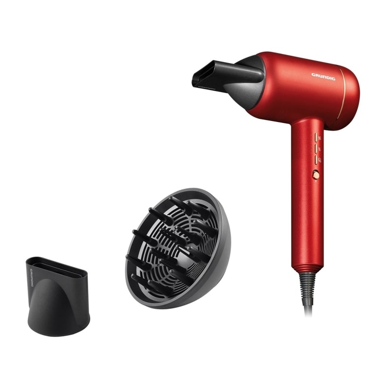 Grundig HD 9980 Ionica Kırmızı Saç Kurutma Makinesi Grundig HD 9980 Ionica Kırmızı Saç Kurutma Makinesi