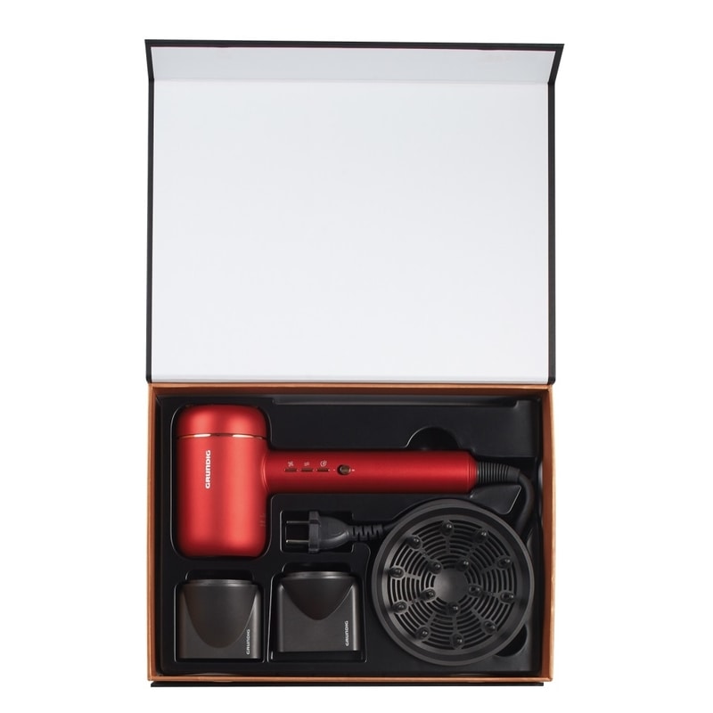 Grundig HD 9980 Ionica Kırmızı Saç Kurutma Makinesi Grundig HD 9980 Ionica Kırmızı Saç Kurutma Makinesi