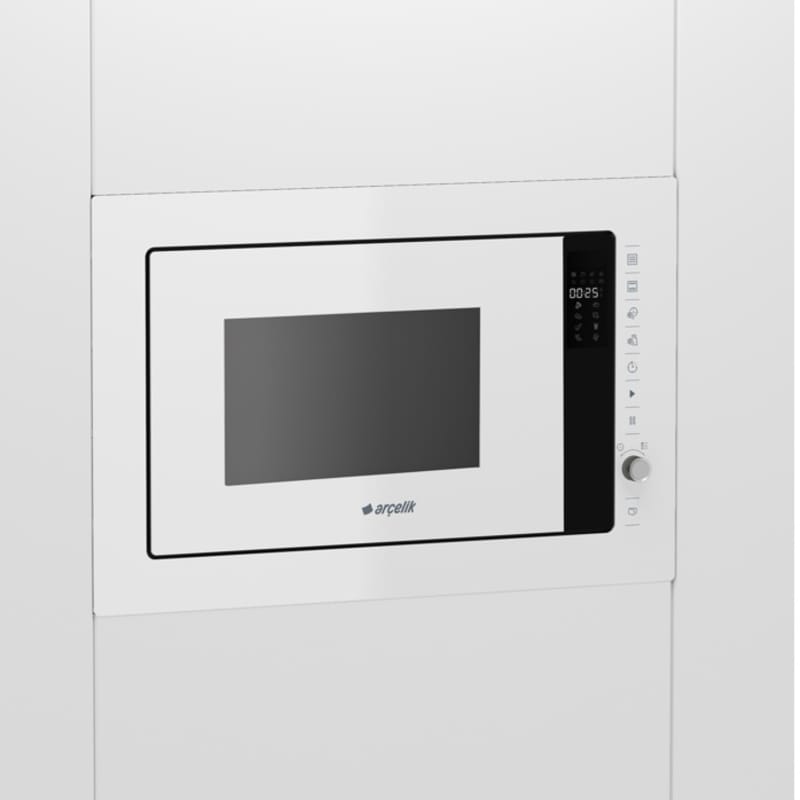 Arçelik MA 2521 B Beyaz Ankastre Mikrodalga Fırın Arçelik MA 2521 B Beyaz Ankastre Mikrodalga Fırın