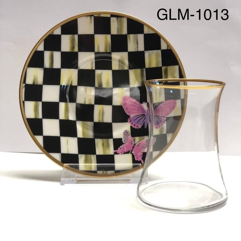 Glamour Dama 6'lı Çay Seti 1013 Glamour Dama 6'lı Çay Seti 1013