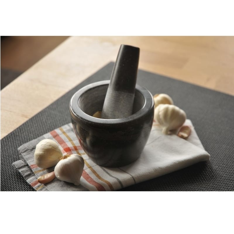 Bambum Doriva Mat Siyah Taş Havan T2433 Bambum Doriva Mat Siyah Taş Havan T2433