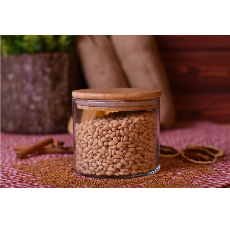 Bambum Melis Cam Saklama Kabı Küçük (700Ml) B1717 Bambum Melis Cam Saklama Kabı Küçük (700Ml) B1717