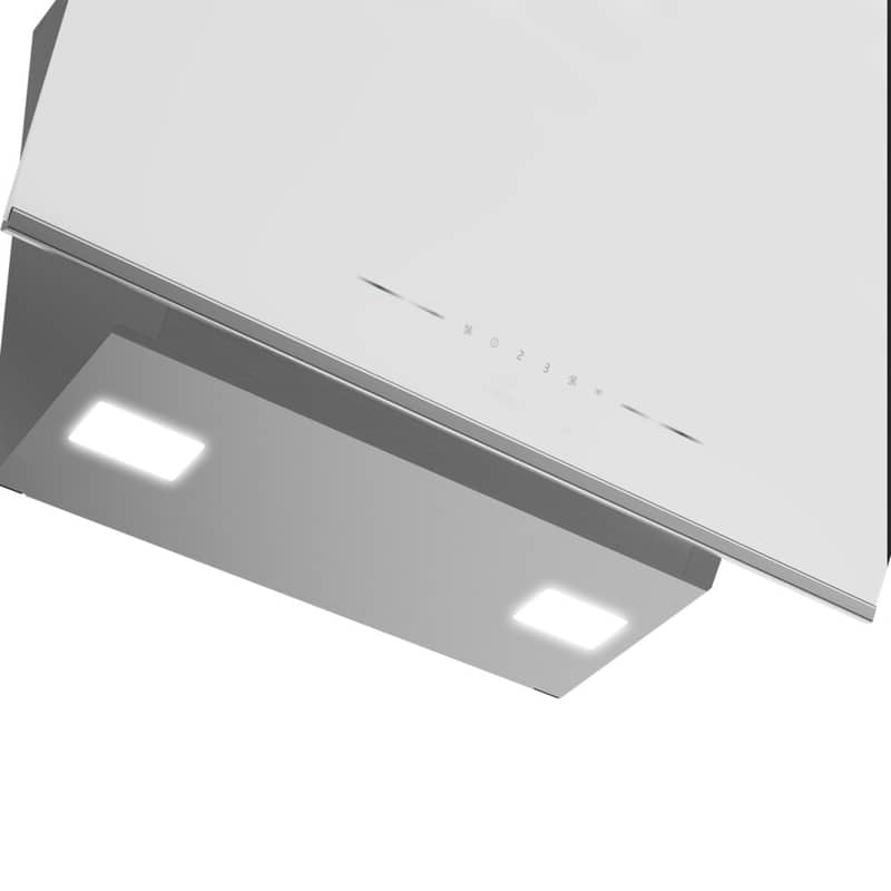 Beko BDE 6062 B 60 cm Beyaz Cam Duvar Tipi Ankastre Davlumbaz Beko BDE 6062 B 60 cm Beyaz Cam Duvar Tipi Ankastre Davlumbaz