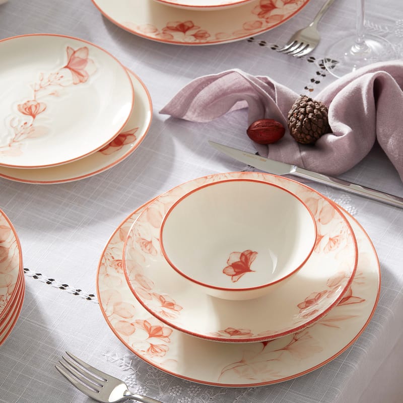 Karaca Fulya 24 Parça 6 Kişilik Yemek Takımı 153.03.06.2173 Karaca Fulya 24 Parça 6 Kişilik Yemek Takımı 153.03.06.2173