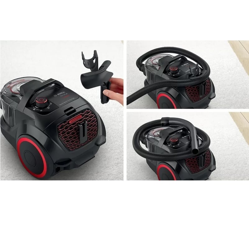 Bosch BGC21POW1 Toz Torbasız Siyah Elektrikli Süpürge Bosch BGC21POW1 Toz Torbasız Siyah Elektrikli Süpürge