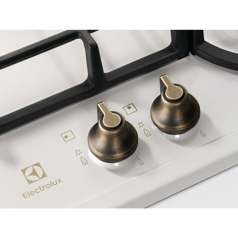 Electrolux EGH6343RON 60 cm Döküm Izgaralı Rustik Mat Krem Ankastre Ocak Electrolux EGH6343RON 60 cm Döküm Izgaralı Rustik Mat Krem Ankastre Ocak
