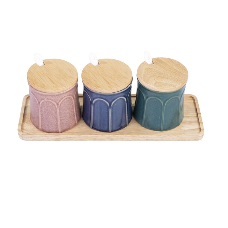 Karaca Mod 3'lü Baharat Takımı Karaca Mod 3'lü Baharat Takımı