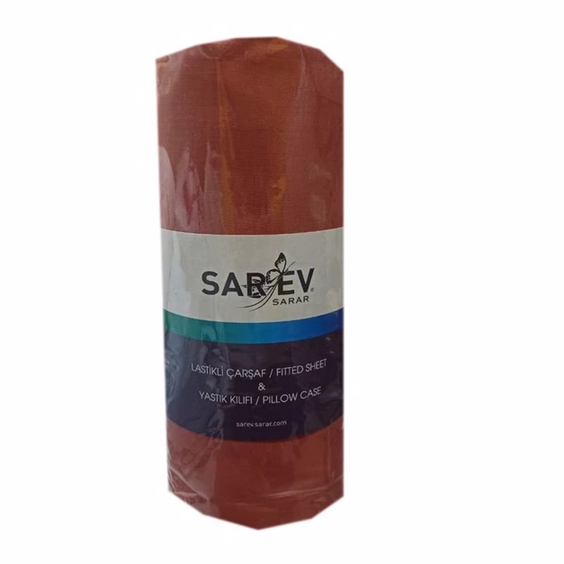 Sarev Ranforce Fitted Çarşaf Seti Kiremit 180x200 cm Sarev Ranforce Fitted Çarşaf Seti Kiremit 180x200 cm