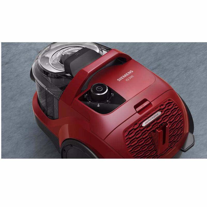 Siemens VSX21A300 Toz Torbasız Kırmızı Elektrikli Süpürge Siemens VSX21A300 Toz Torbasız Kırmızı Elektrikli Süpürge