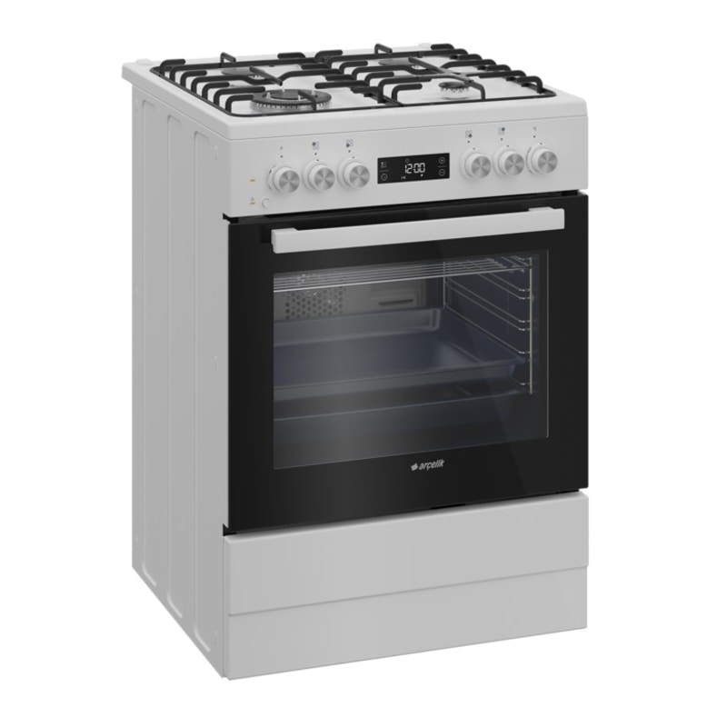 Arçelik F 8541 EBB Beyaz Ocaklı Fırın Arçelik F 8541 EBB Beyaz Ocaklı Fırın