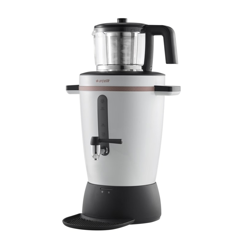 Arçelik SE 9034 Cam Demlik Beyaz Semaver Arçelik SE 9034 Cam Demlik Beyaz Semaver