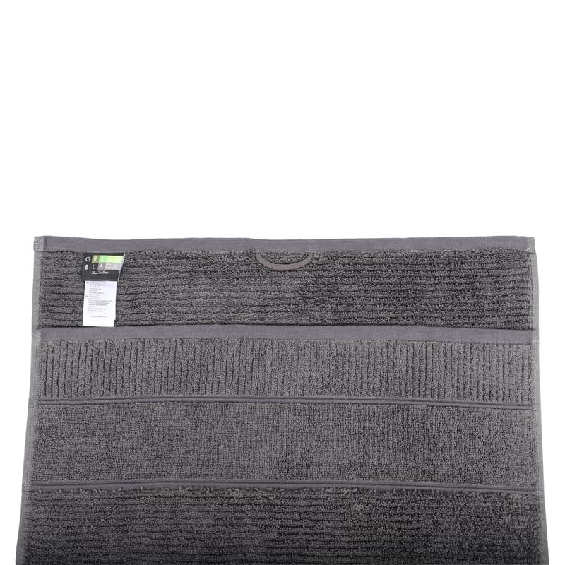 Ecocotton Green Black Eliza Airtwist Havlu Antrasit 80x150cm - Tek Parça Ecocotton Green Black Eliza Airtwist Havlu Antrasit 80x150cm - Tek Parça