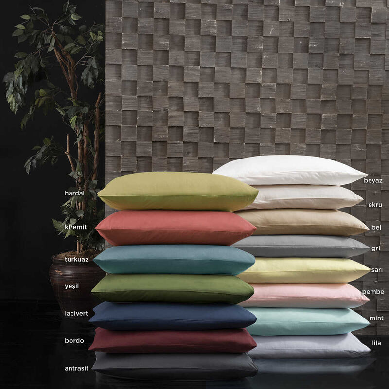 Sarev Fitted Çarşaf Seti Ranforce 200x200 cm Lila  Sarev Fitted Çarşaf Seti Ranforce 200x200 cm Lila