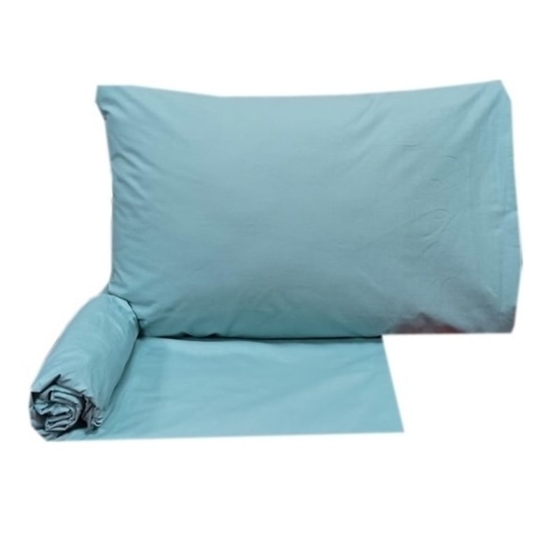 Sarev Ranforce Fitted Çarşaf Seti Turkuaz 200x200cm 