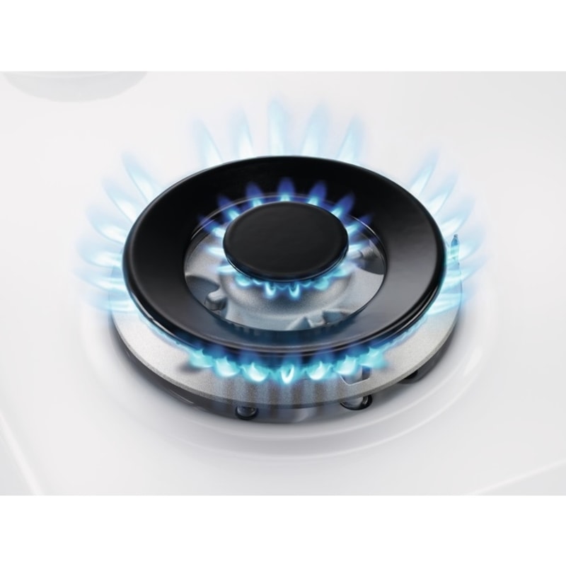 Electrolux KGG64362W 60 cm Beyaz Cam Ankastre Ocak Electrolux KGG64362W 60 cm Beyaz Cam Ankastre Ocak