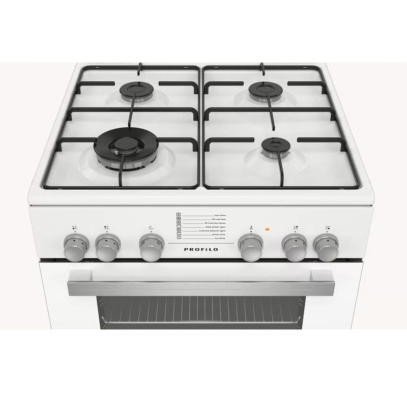 Profilo FRES113HBD Beyaz Ocaklı Fırın Profilo FRES113HBD Beyaz Ocaklı Fırın