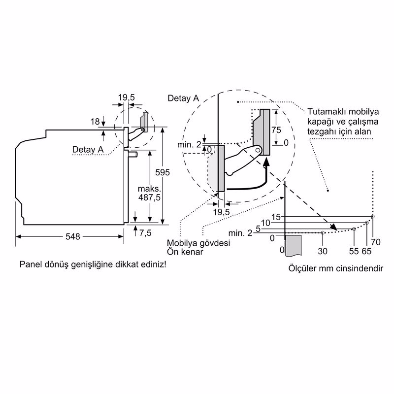 Bosch HRG636XS7 Buhar Destekli Inox Ankastre Fırın Bosch HRG636XS7 Buhar Destekli Inox Ankastre Fırın
