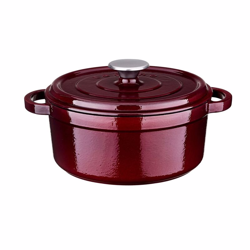 Leggno FLM4881DT20MR Flame Döküm Derin Tencere Bordo 20 cm 271.40.0262 