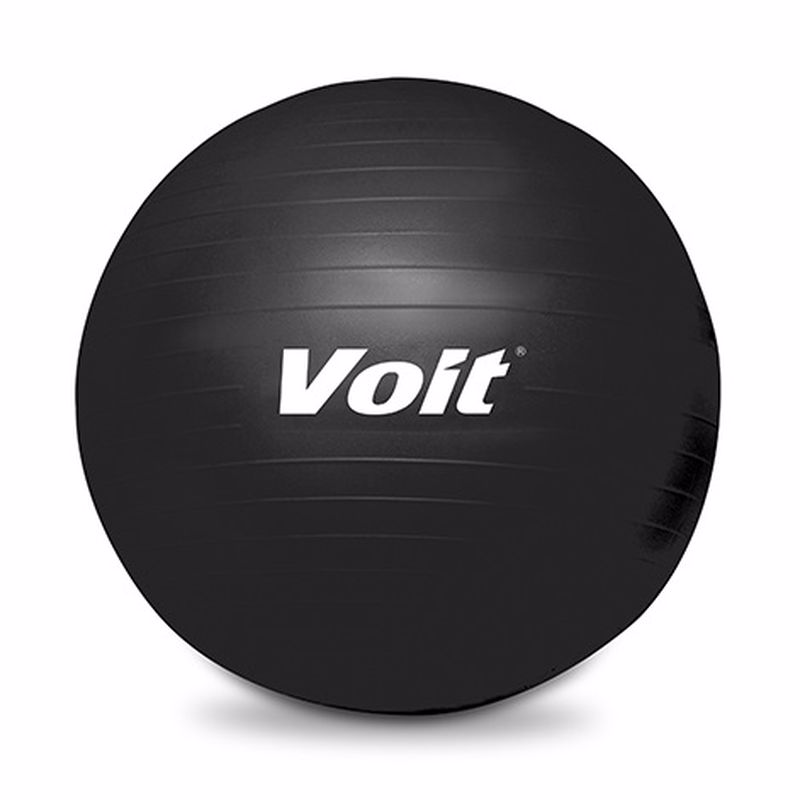  Voit Gymball 75 cm Siyah Pompalı Pilates Topu