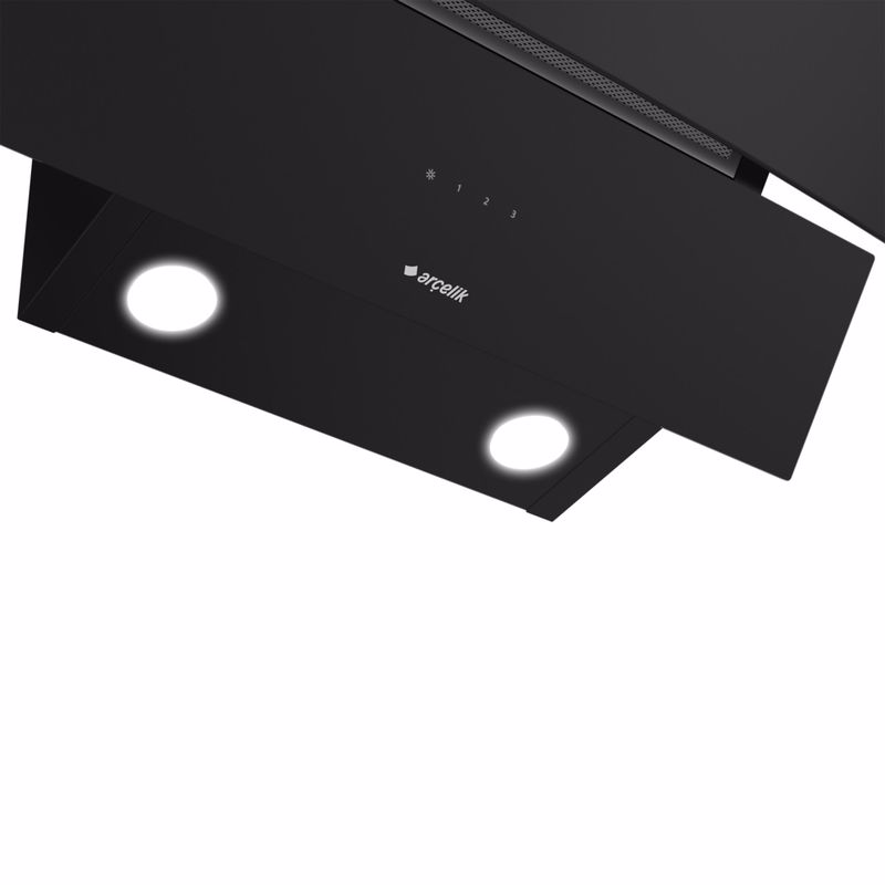 Arçelik P 12 YES 60 cm Siyah Cam Duvar Tipi Ankastre Davlumbaz Arçelik P 12 YES 60 cm Siyah Cam Duvar Tipi Ankastre Davlumbaz