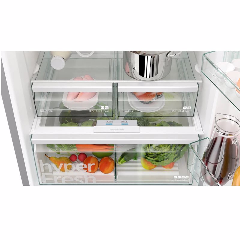 Siemens KG76NVIE0N Kombi No Frost Inox Buzdolabı Siemens KG76NVIE0N Kombi No Frost Inox Buzdolabı