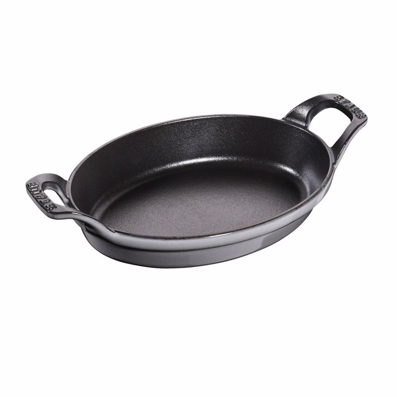 Staub 405095590 Döküm Sahan Oval Grafit Gri 21cm 390.01.0224 