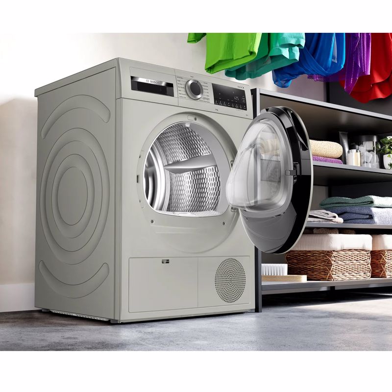 Bosch WQG2410TTR GÜMÜŞ 9 Kg E Enerji Çamaşır Kurutma Makinesi Bosch WQG2410TTR GÜMÜŞ 9 Kg E Enerji Çamaşır Kurutma Makinesi