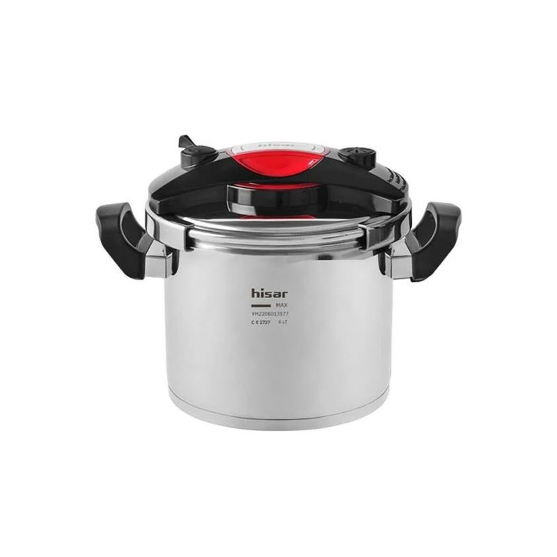 Hisar Monaco Joy Düdüklü Tencere 6 Lt. Siyah 02329 Hisar Monaco Joy Düdüklü Tencere 6 Lt. Siyah 02329