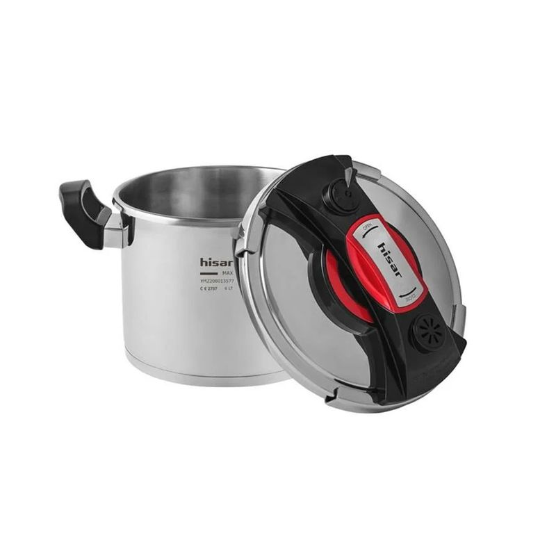 Hisar Monaco Joy Düdüklü Tencere 6 Lt. Siyah 02329 Hisar Monaco Joy Düdüklü Tencere 6 Lt. Siyah 02329